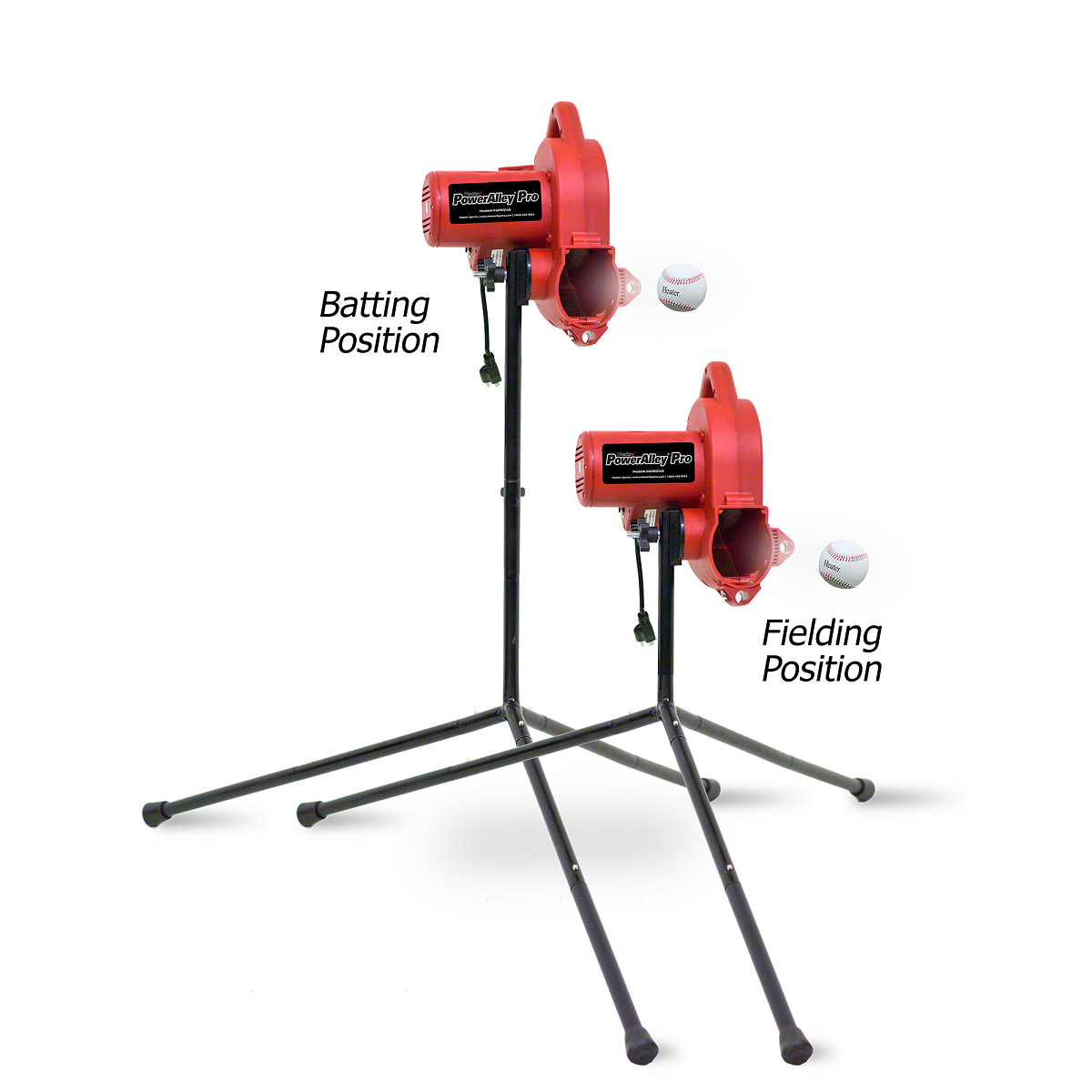 Power Alley Pro Real Baseball Pitching & Fielding Machine